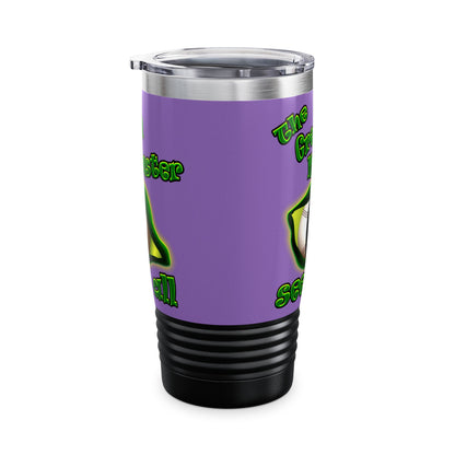 green monster - Ringneck Tumbler, 20oz (light purple)