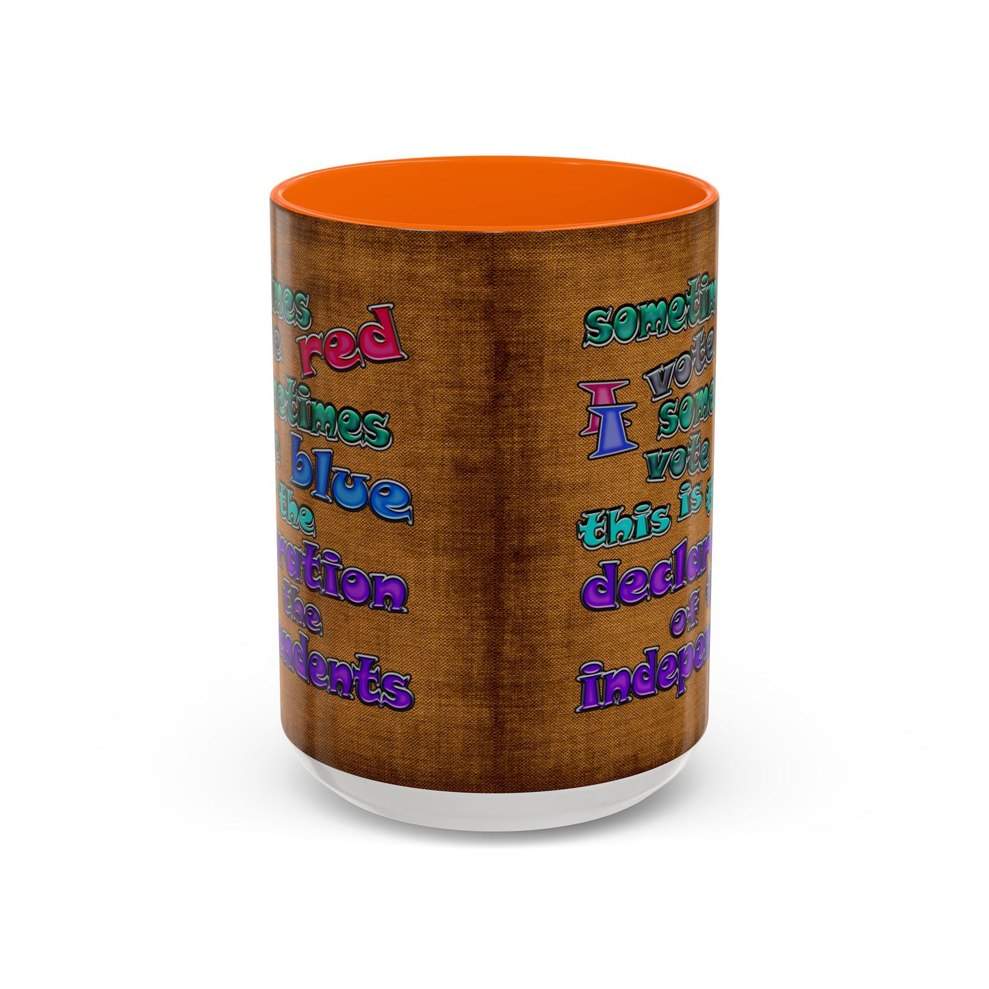 declaration of the independents - Accent Mug (brown papyrus)