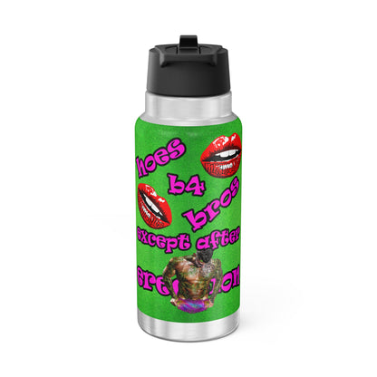 hoes b4 bros - Gator Tumbler, 32oz  (green turf)