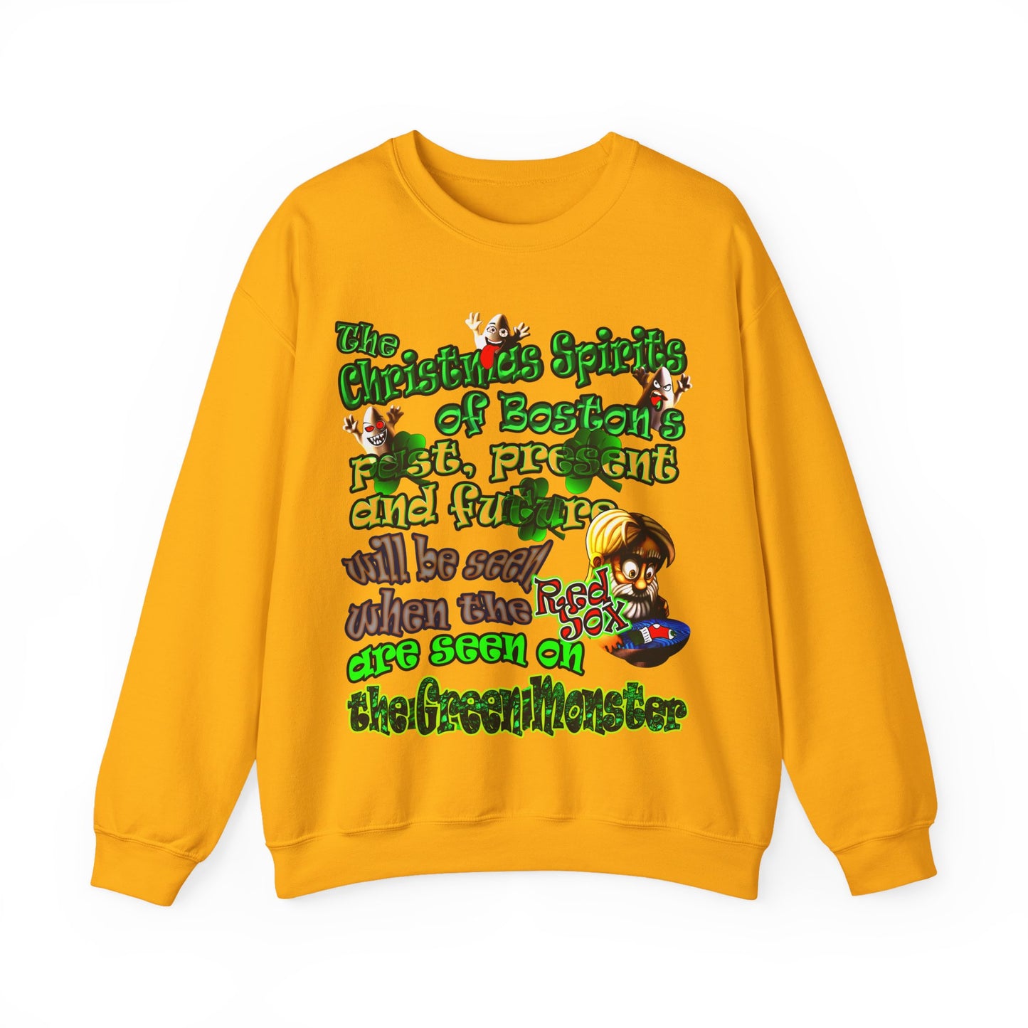 christmas spirits of boston - Unisex Heavy Blend™ Crewneck Sweatshirt