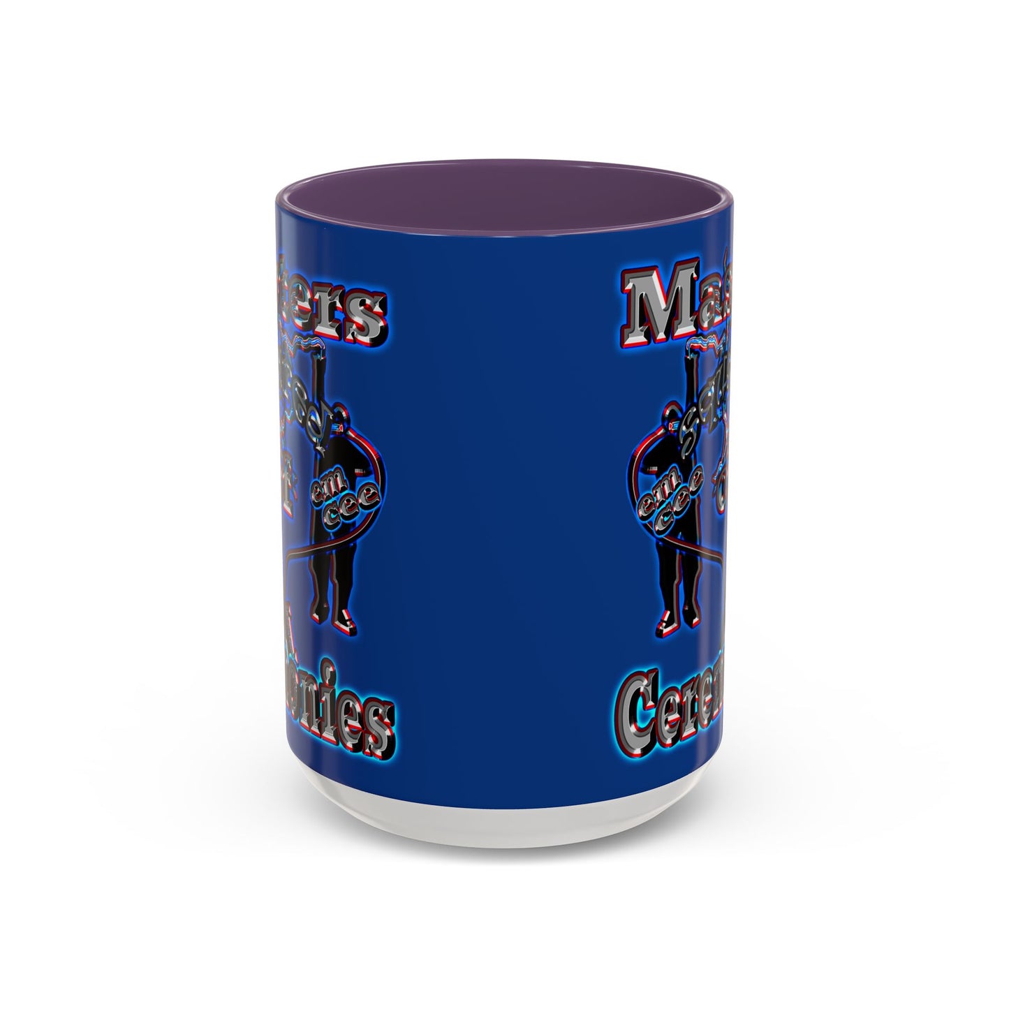 em cee squared - Accent Mug (dark blue)