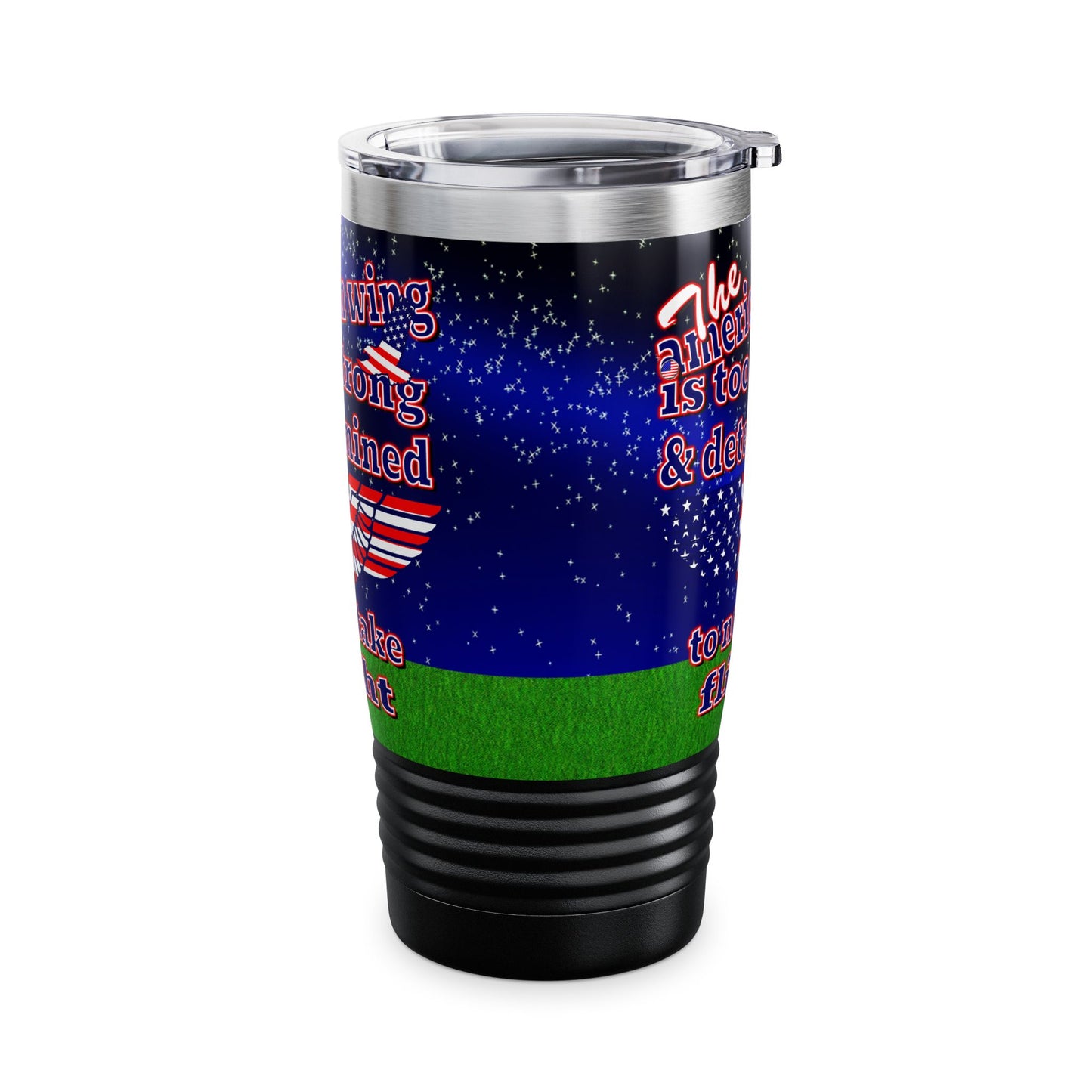 american wing - Ringneck Tumbler, 20oz ('snoops' background)