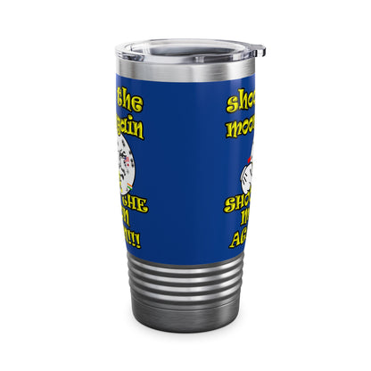 shoot the moon again - Ringneck Tumbler, 20oz (dark blue)