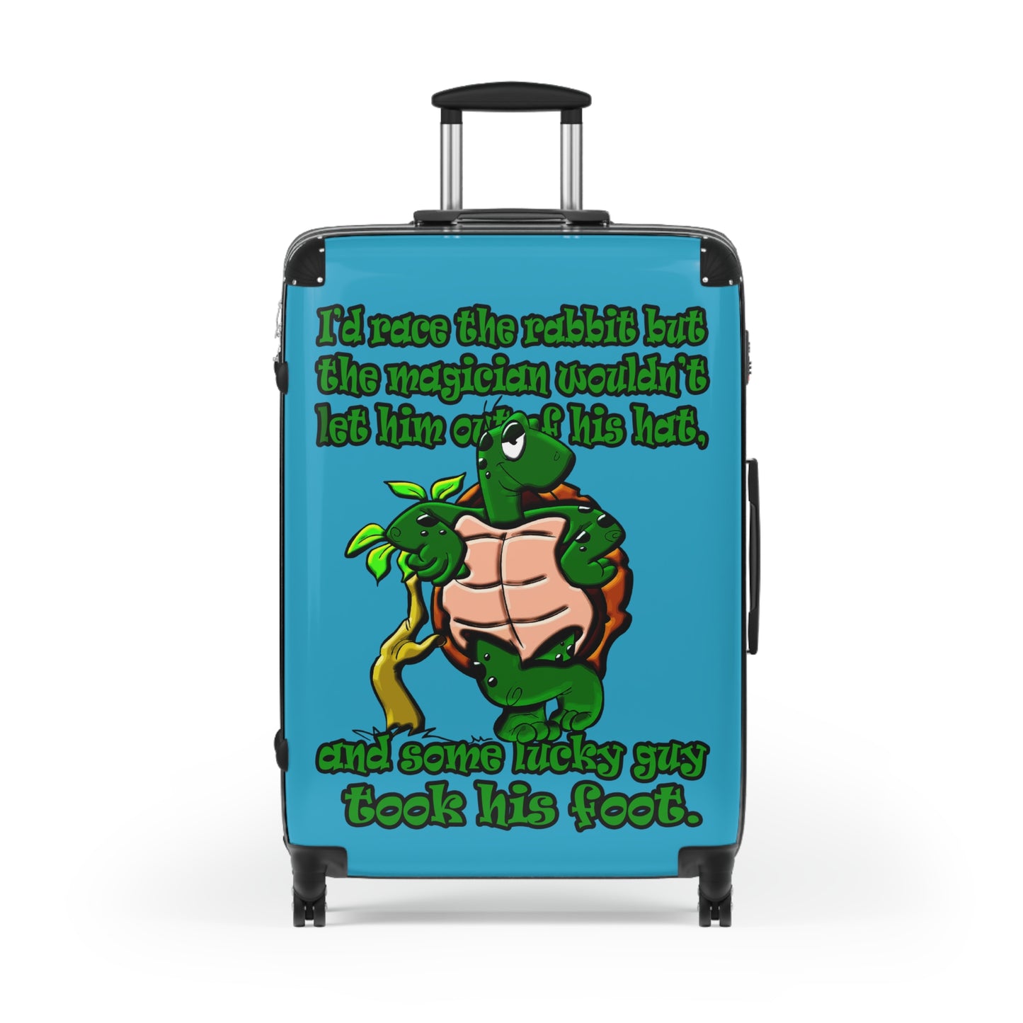 turtle race - Suitcase (turquoise)