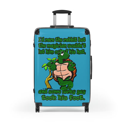 turtle race - Suitcase (turquoise)