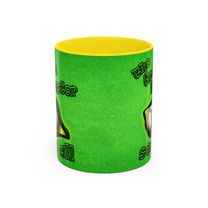 green monster - Accent Mug (green turf)