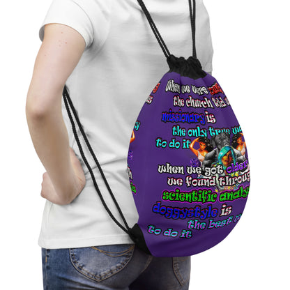 doggystyle - Drawstring Bag (purple)