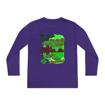celtics logo - Youth Long Sleeve Competitor Tee