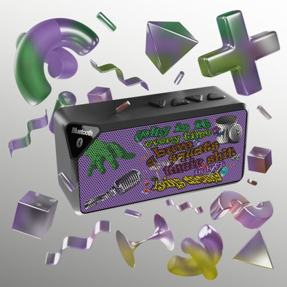 the bum's shit - Jabba Bluetooth Speaker (light purple)