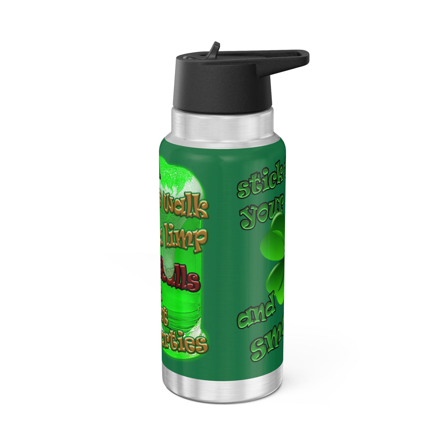 celtics logo - Gator Tumbler, 32oz (dark green)