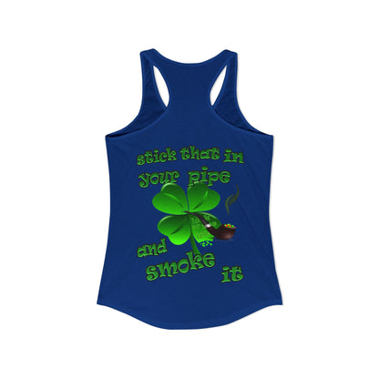 celtics logo - Women's Ideal Racerback Tank