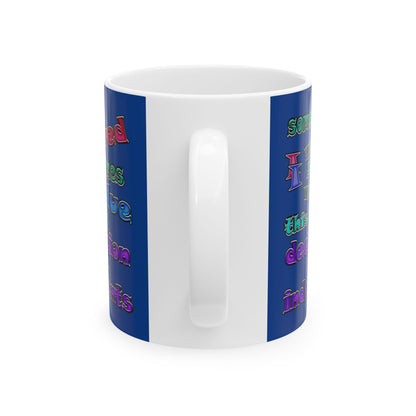 declaration of the independents - White Mug (dark blue)