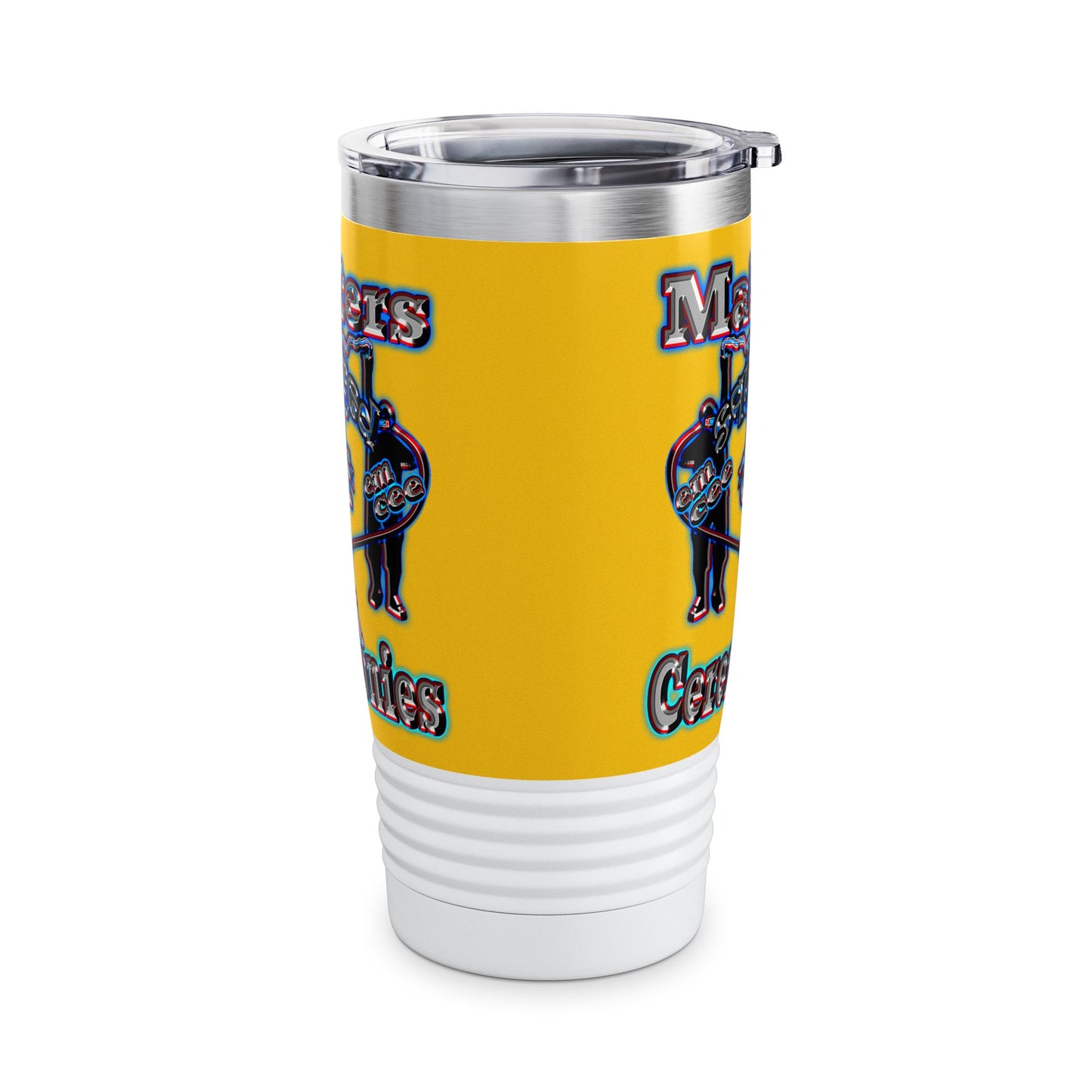 em cee squared - Ringneck Tumbler, 20oz (yellow)