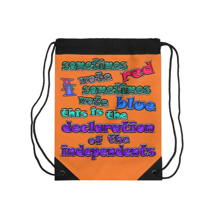 declaration of the independents - Drawstring Bag (crusta)