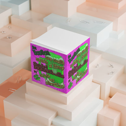 celtic's logo - note cube (pink swirl)