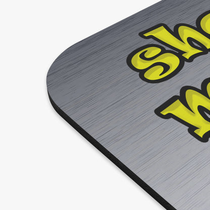 shoot the moon again - Mouse Pad (Rectangle) (brushed nickel)