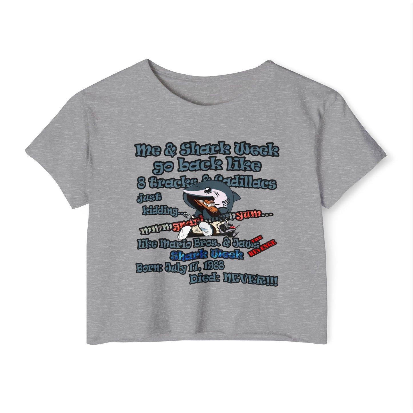 shark week - Women's Festival Crop Top