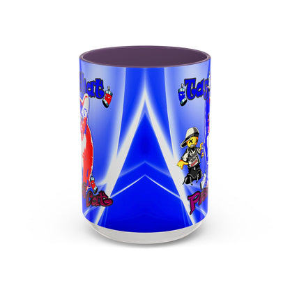 tag that - Accent Mug (blue-white wave)