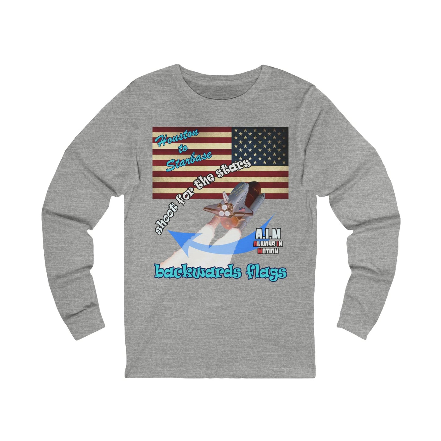 shoot for the stars - Unisex Jersey Long Sleeve Tee