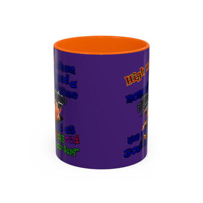 high noon - Accent Mug (purple)