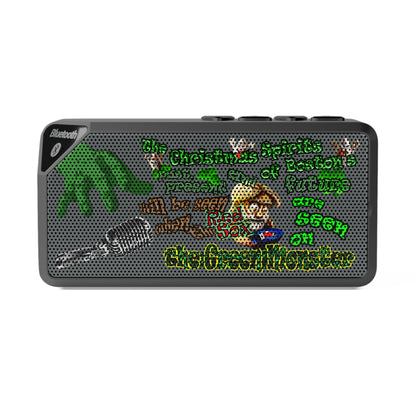 christmas spirits of boston - Jabba Bluetooth Speaker (dark grey)