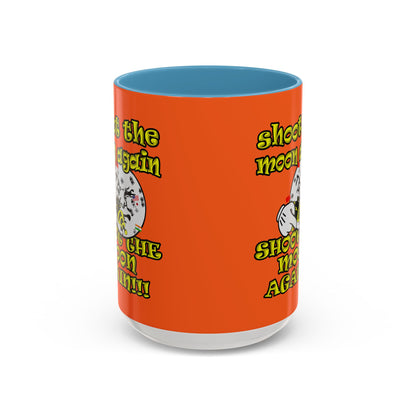shoot the moon again - Accent Mug (orange)