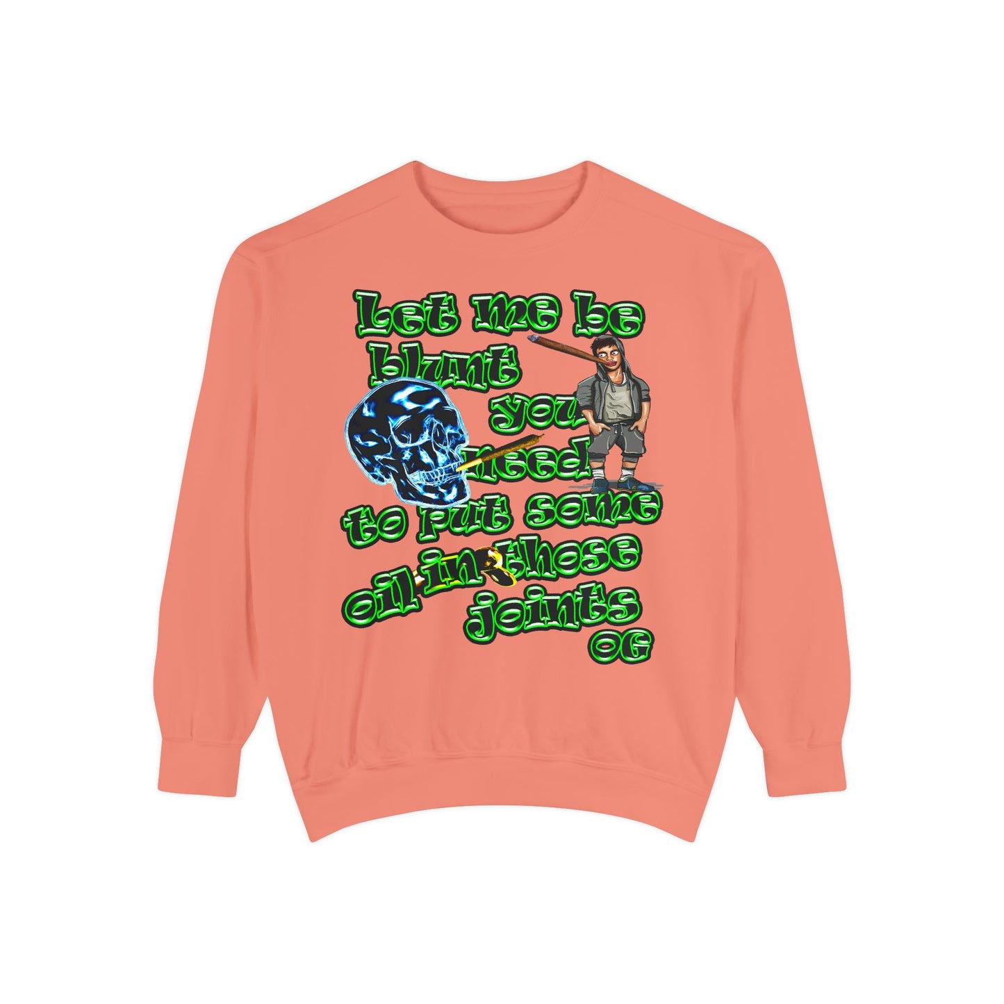 og - Unisex Garment-Dyed Sweatshirt