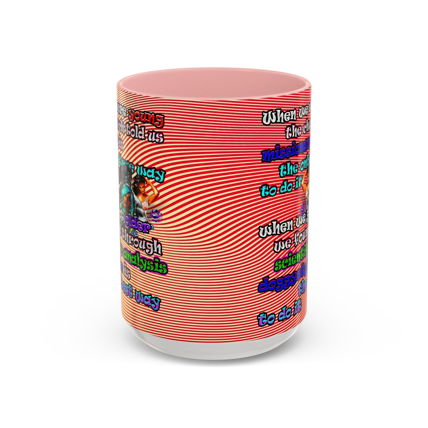 doggystyle - Accent Mug (yellow-orange wave)