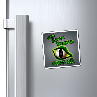 green monster - Magnets - (grey-light grey)