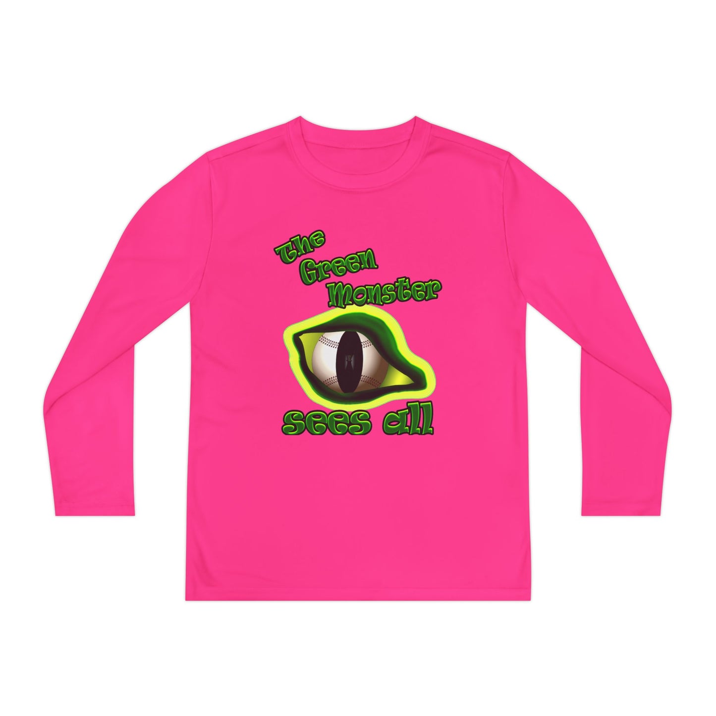 green monster - Youth Long Sleeve Competitor Tee