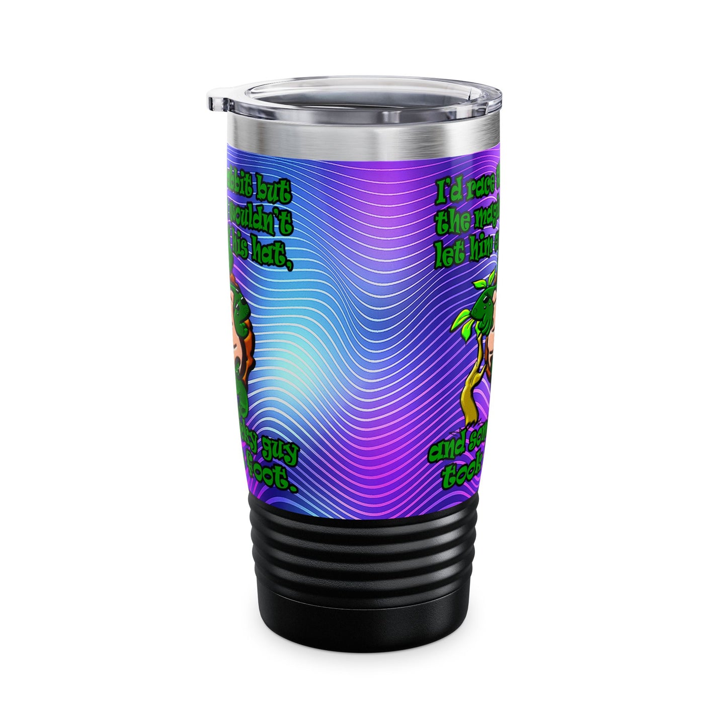 turtle race - Ringneck Tumbler, 20oz (purple wave)