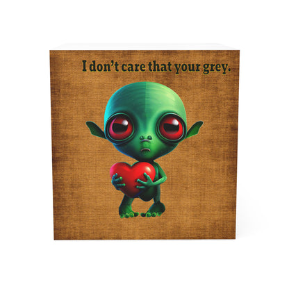 I don't care that your grey - note cube (brown papyrus)