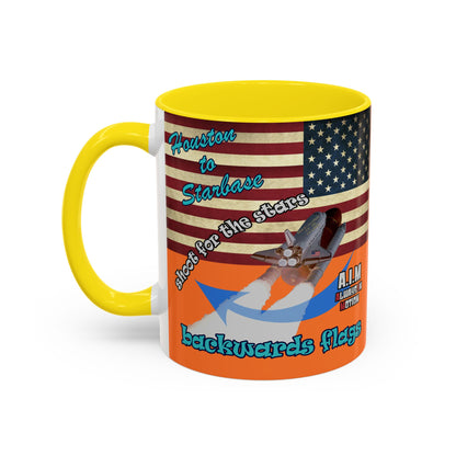 shoot for the stars - Accent Mug (crusta)