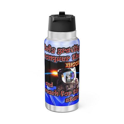 defy conquer reach - Gator Tumbler, 32oz  (blue-white wave)