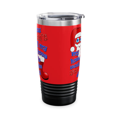 santa's shoes - Ringneck Tumbler, 20oz (red)