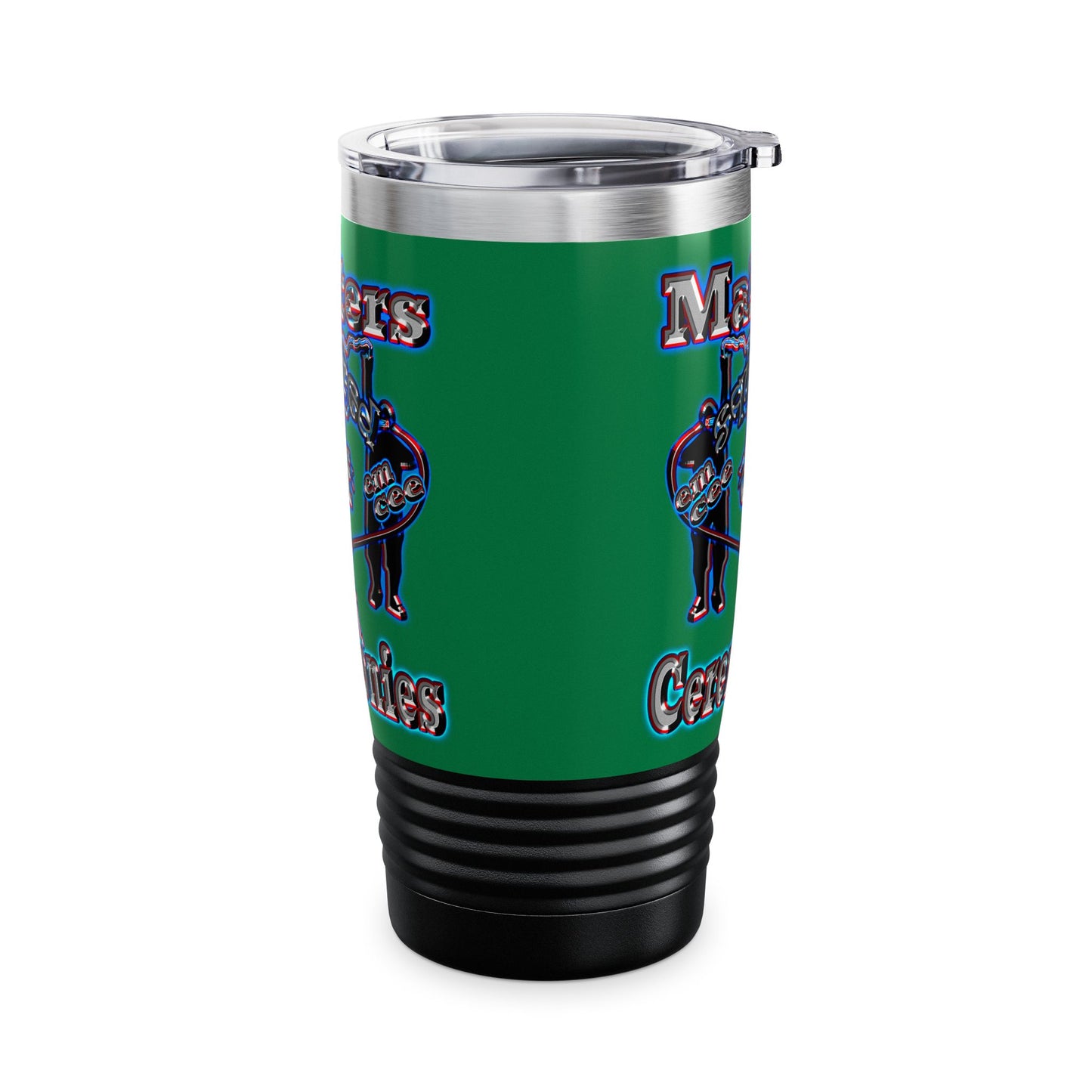em cee squared - Ringneck Tumbler, 20oz (dark green)