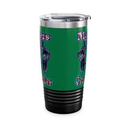 em cee squared - Ringneck Tumbler, 20oz (dark green)