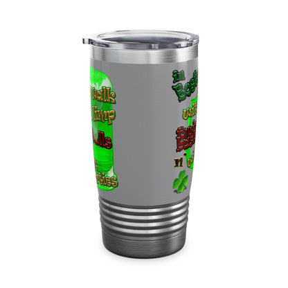 celtics logo - Ringneck Tumbler, 20oz (grey)