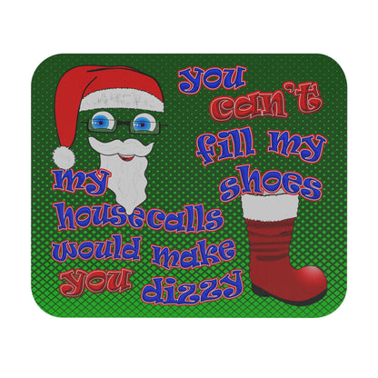 santa's shoes - Mouse Pad (Rectangle) (logo green)