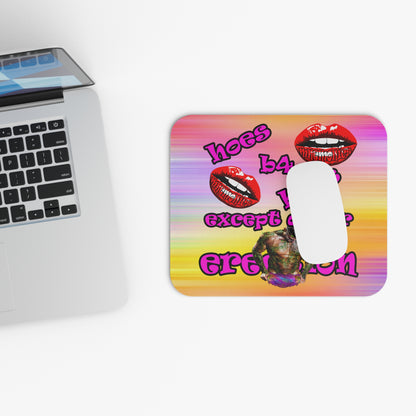 hoes b4 bros - Mouse Pad (Rectangle) (color blur)