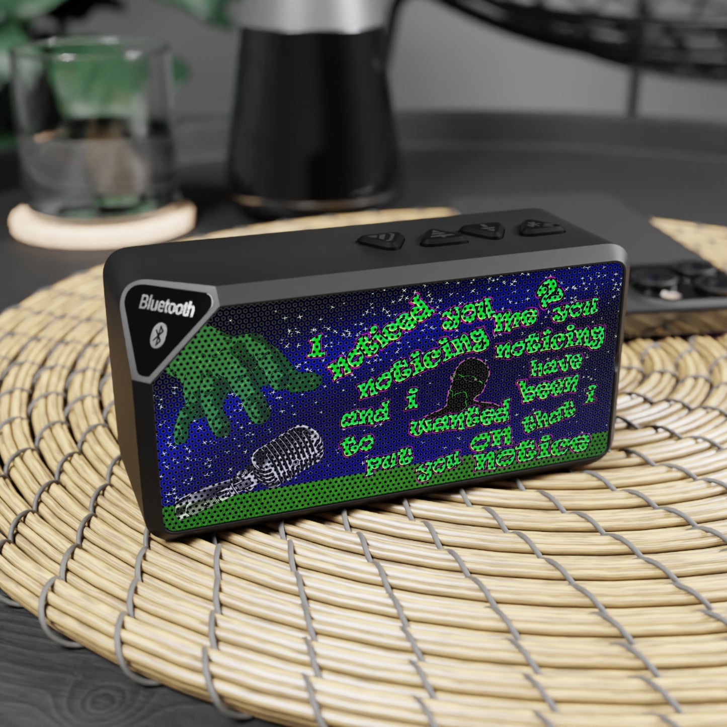 noticed you noticing - Jabba Bluetooth Speaker ('snoops' background)