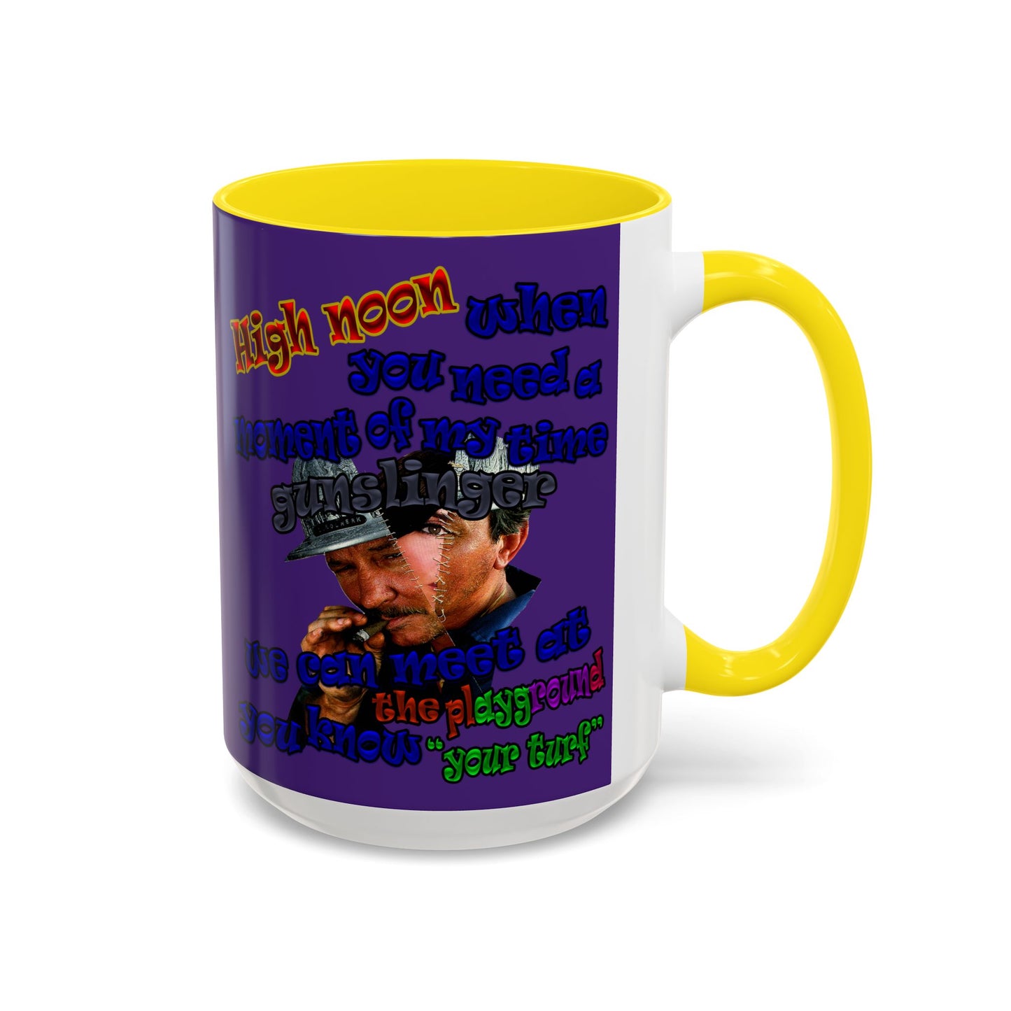 high noon - Accent Mug (purple)