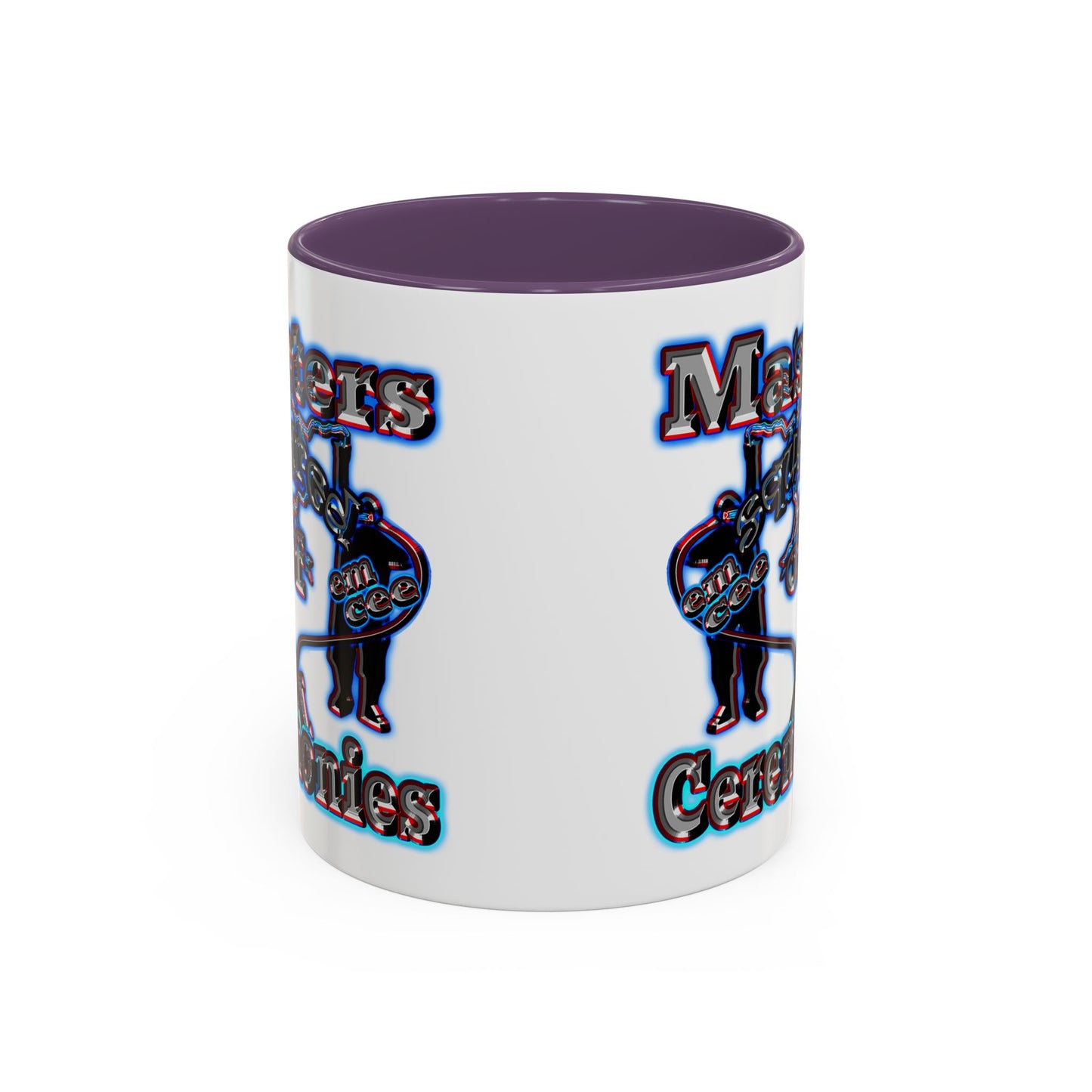 em cee squared - Accent Mug (white)