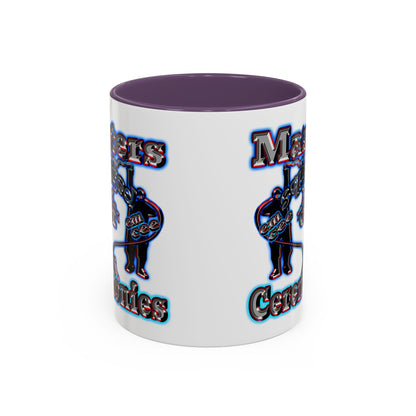 em cee squared - Accent Mug (white)