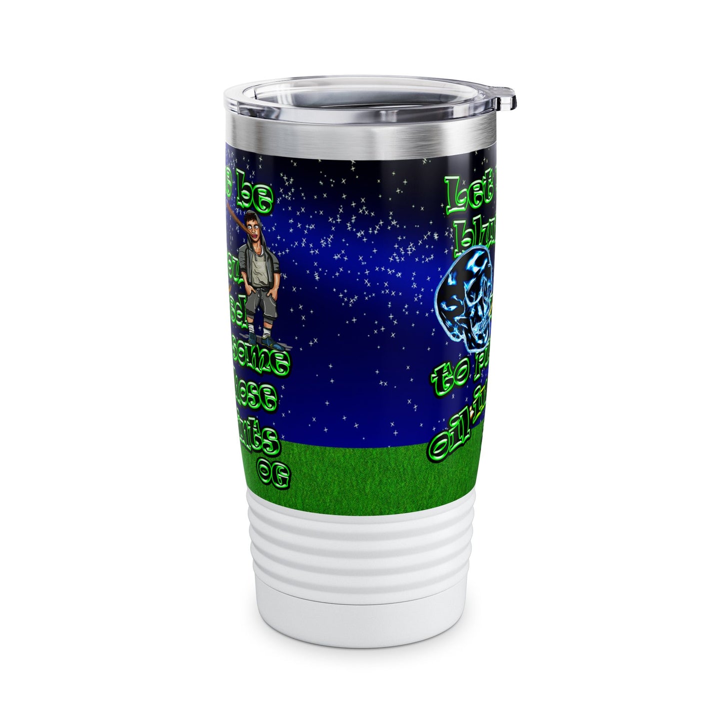 og - Ringneck Tumbler, 20oz ('snoops' background)
