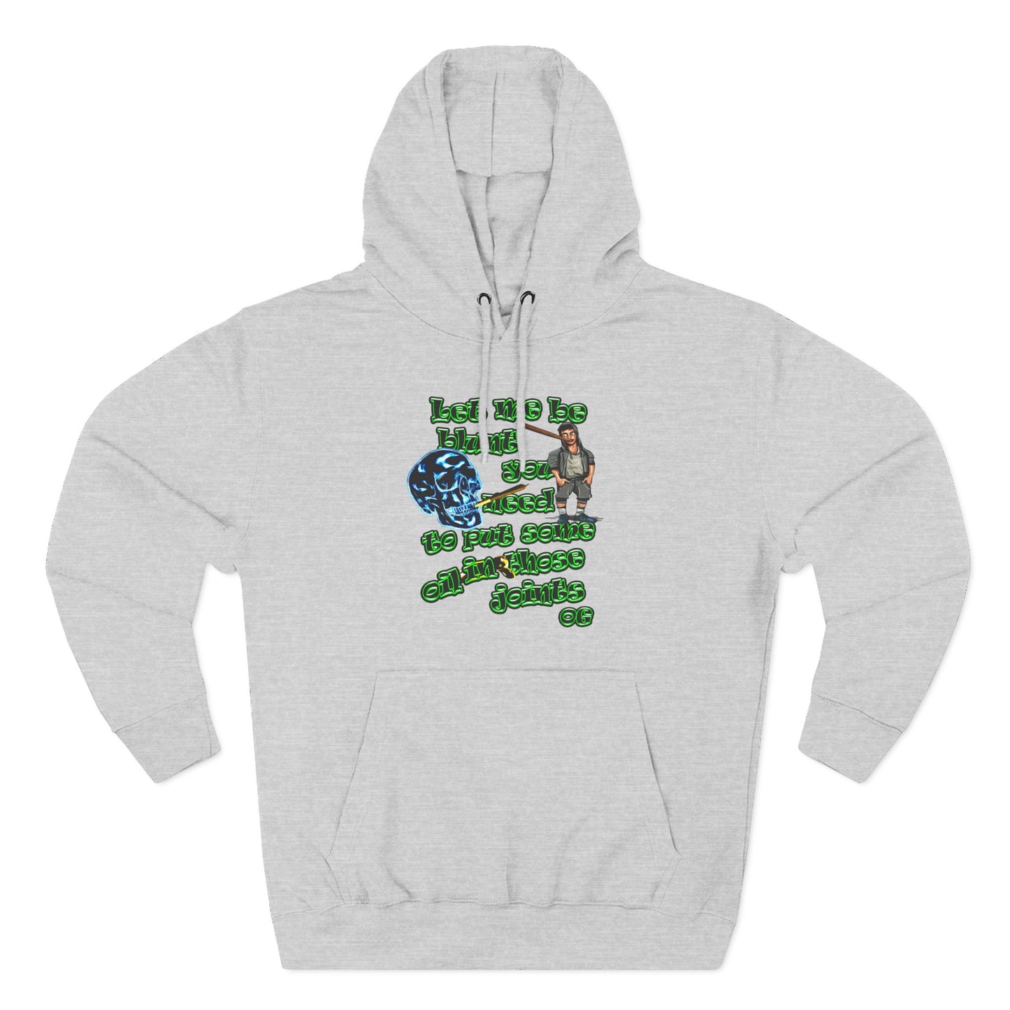 og - Three-Panel Fleece Hoodie