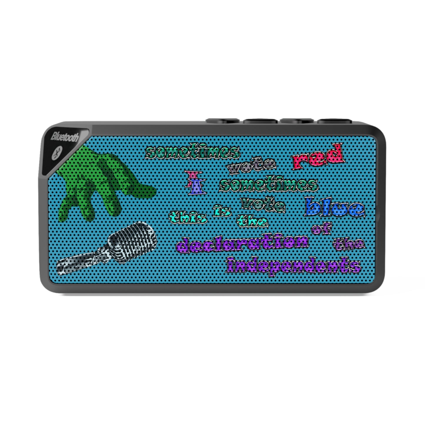 declaration of the independents - Jabba Bluetooth Speaker (turquoise)