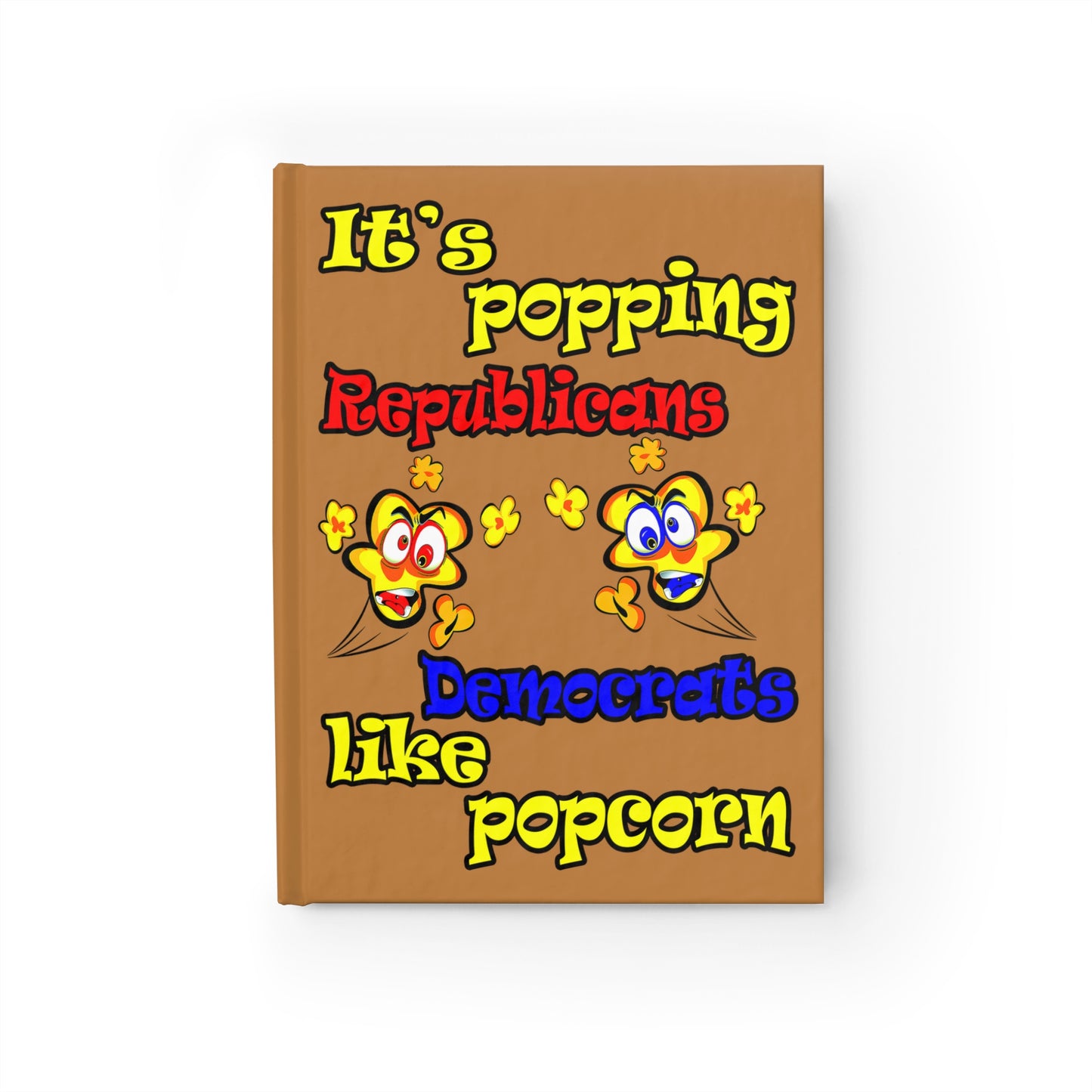 popping like popcorn - journal-blank (light brown)