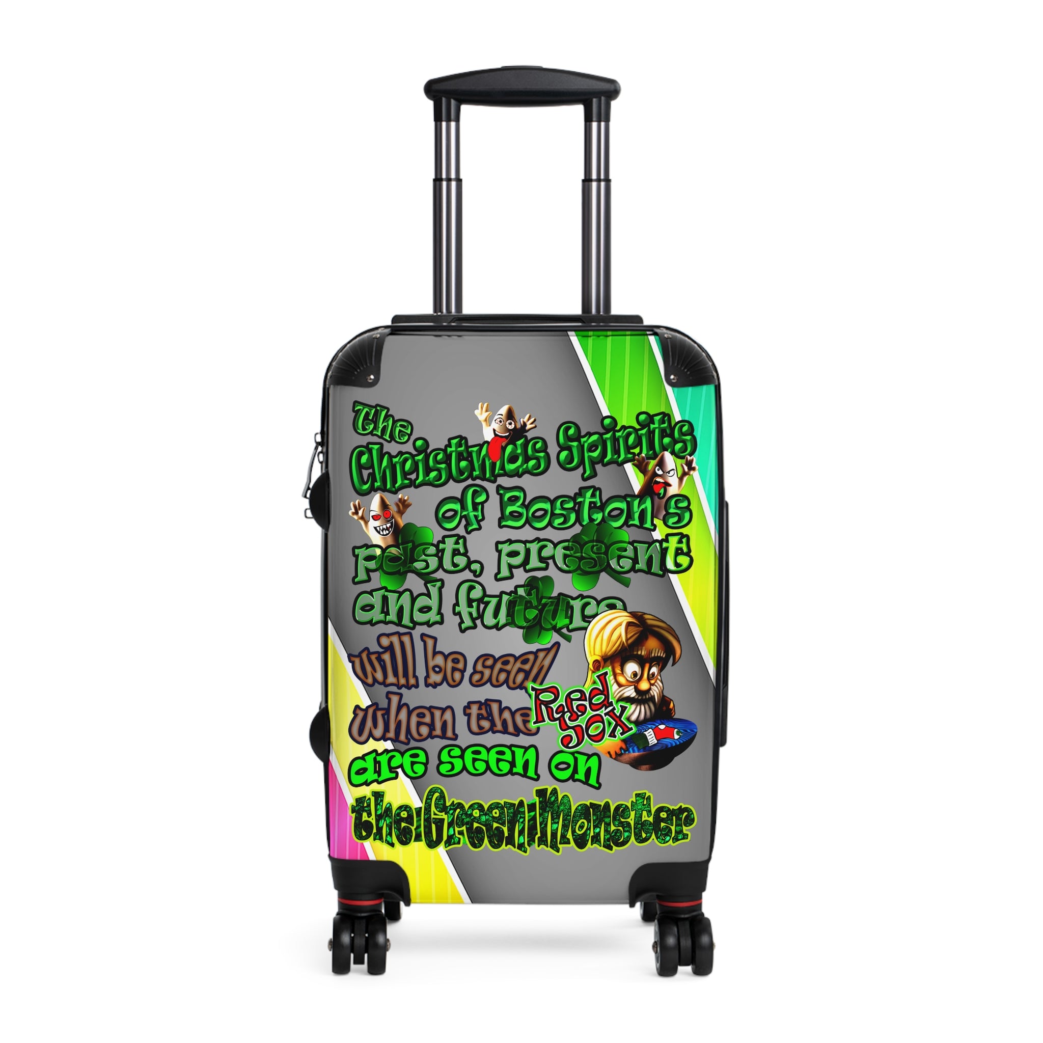 christmas spirits of boston - Suitcase (rainbow split)