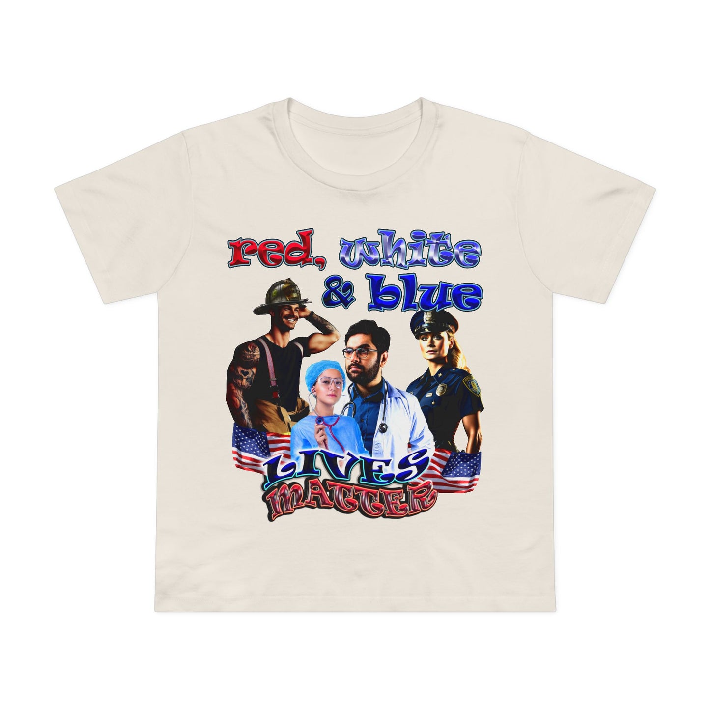 rw&b lives matter - Women’s Maple Tee